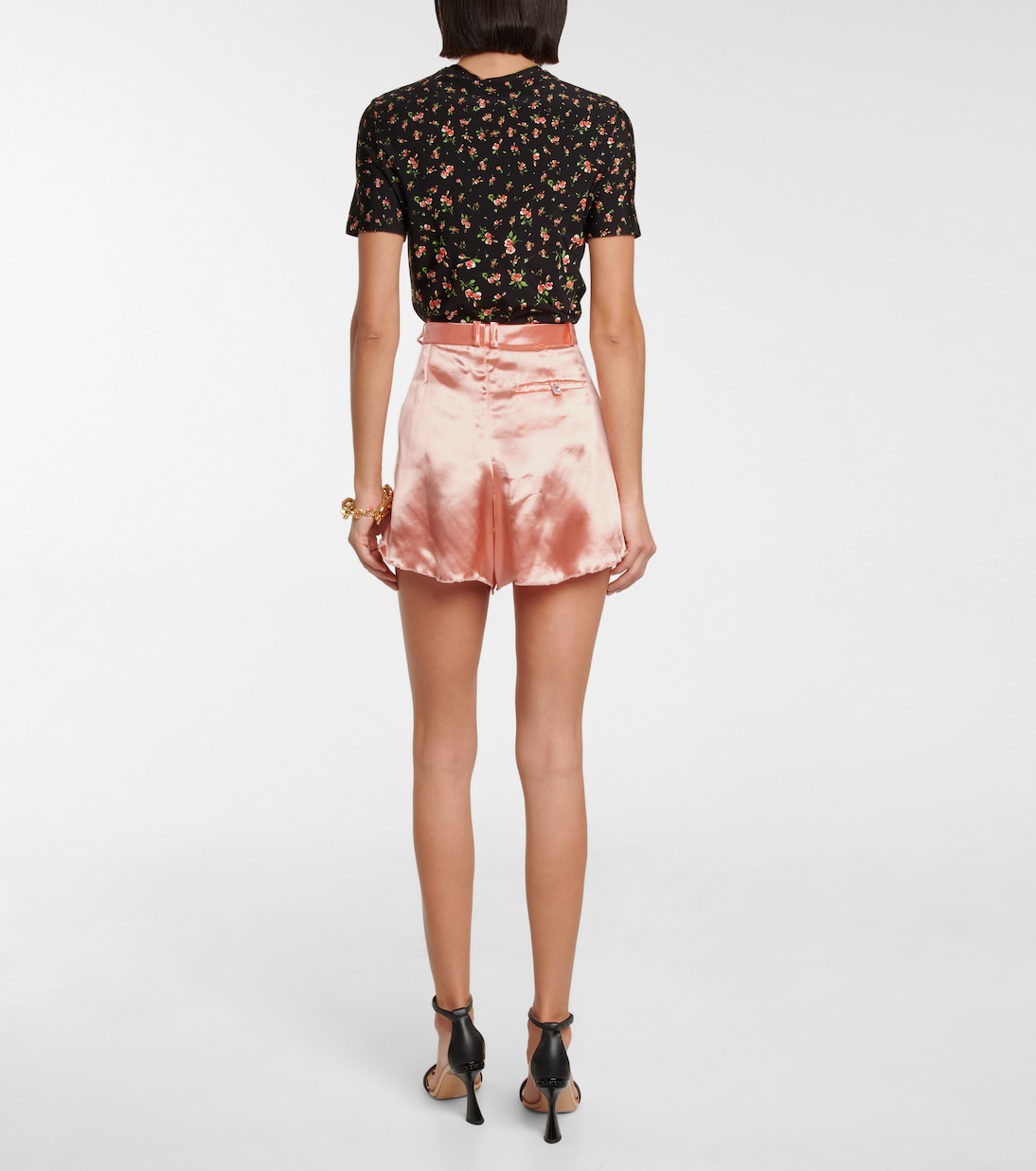 Shorts aus Satin | Rabanne