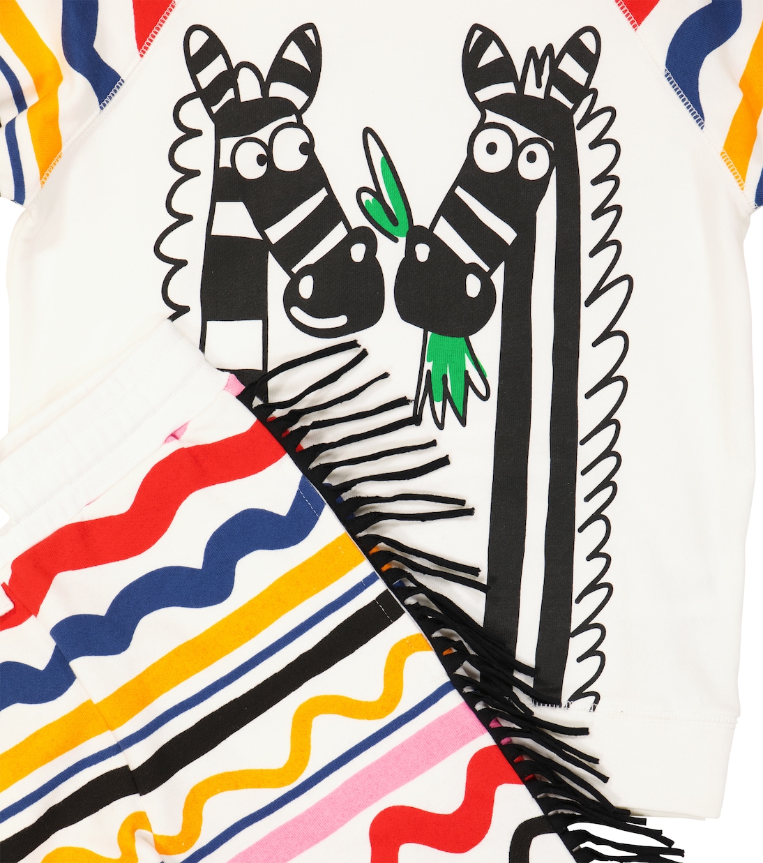 Cotton sweatshirt and sweatpants set | Stella McCartney Kids