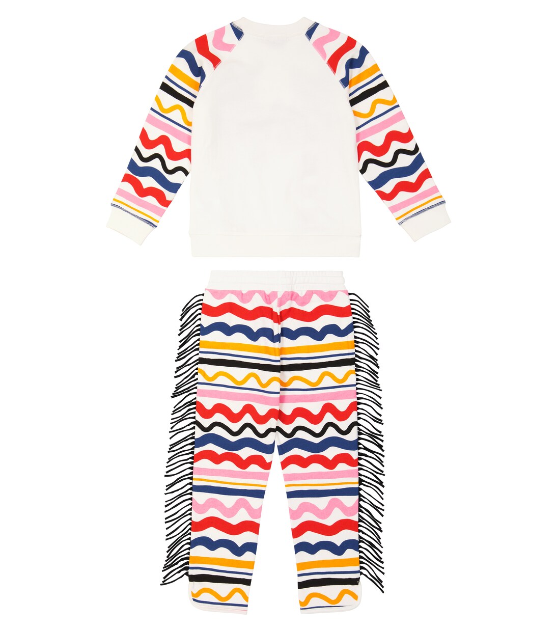 Cotton sweatshirt and sweatpants set | Stella McCartney Kids