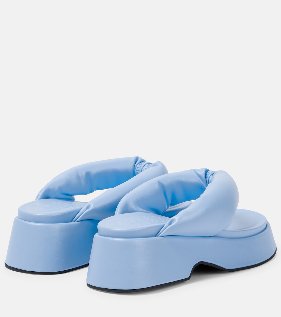 Padded thong sandals | Ganni