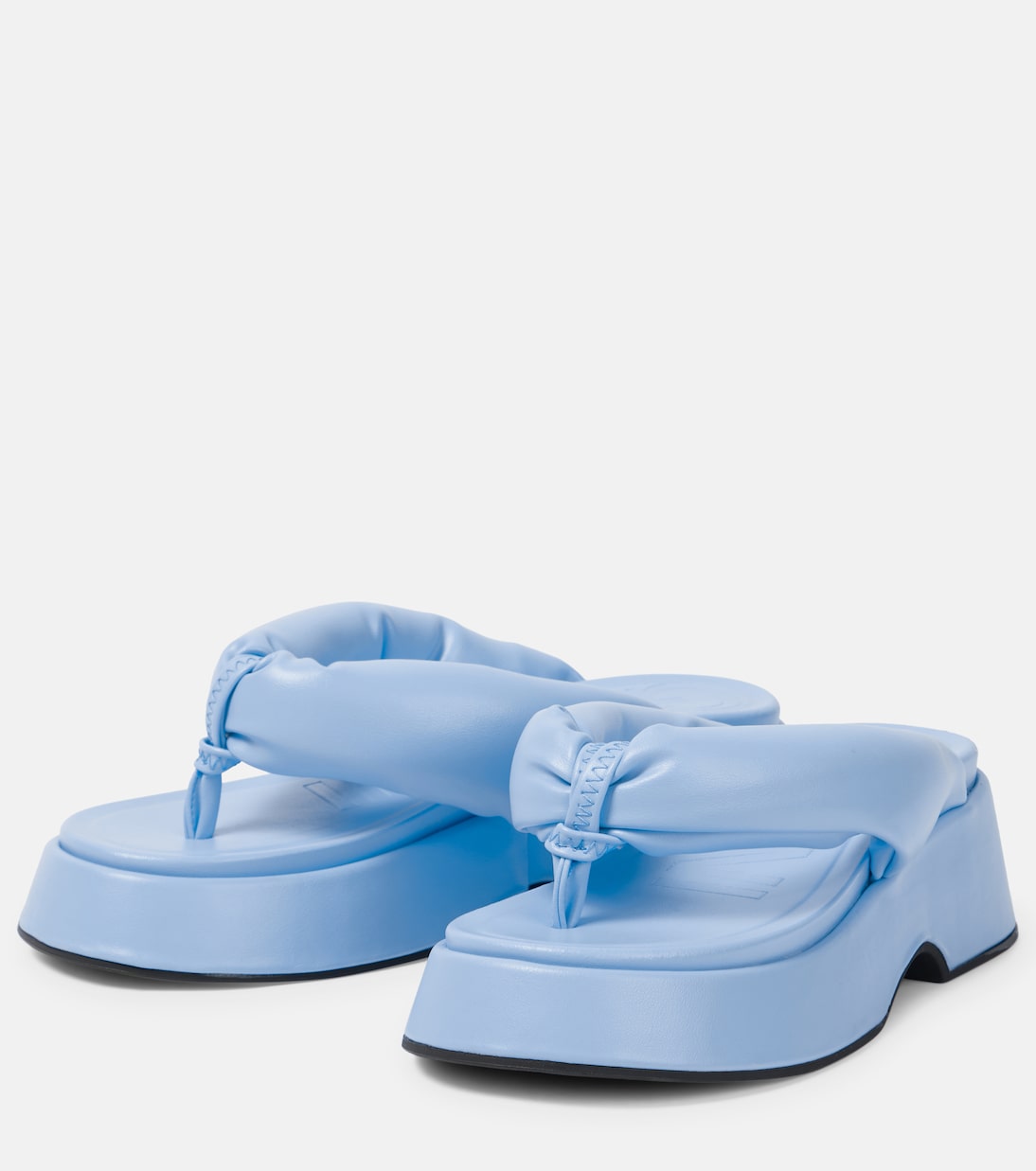 Padded thong sandals | Ganni