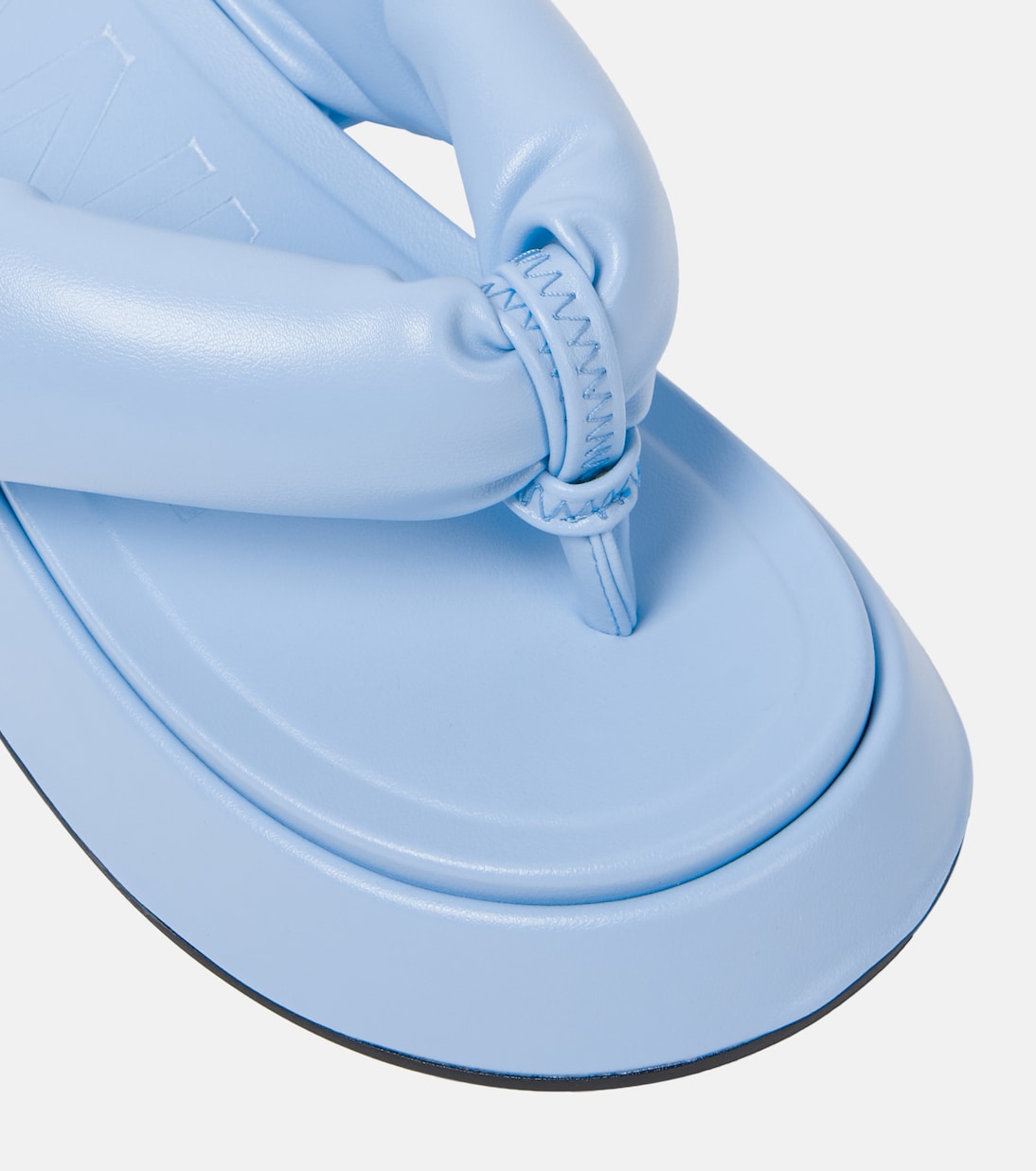 Padded thong sandals | Ganni