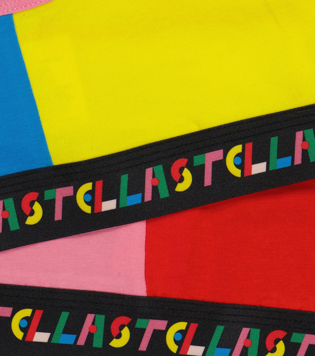 Set of 2 cotton-blend jersey bralettes | Stella McCartney Kids