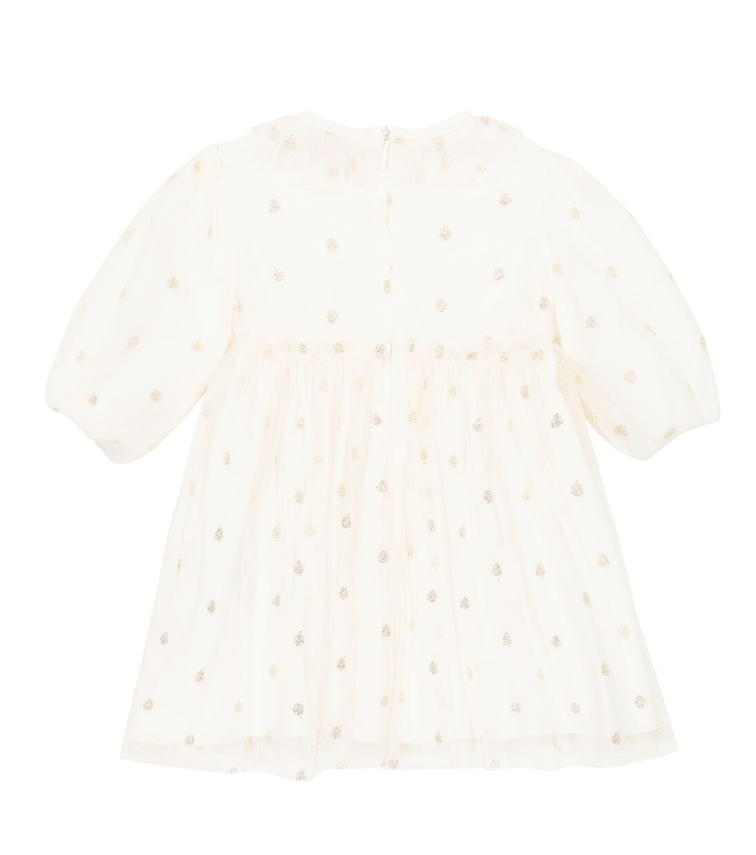 Baby polka-dot tulle dress | Il Gufo