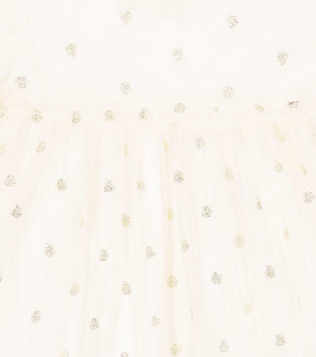 Baby polka-dot tulle dress | Il Gufo