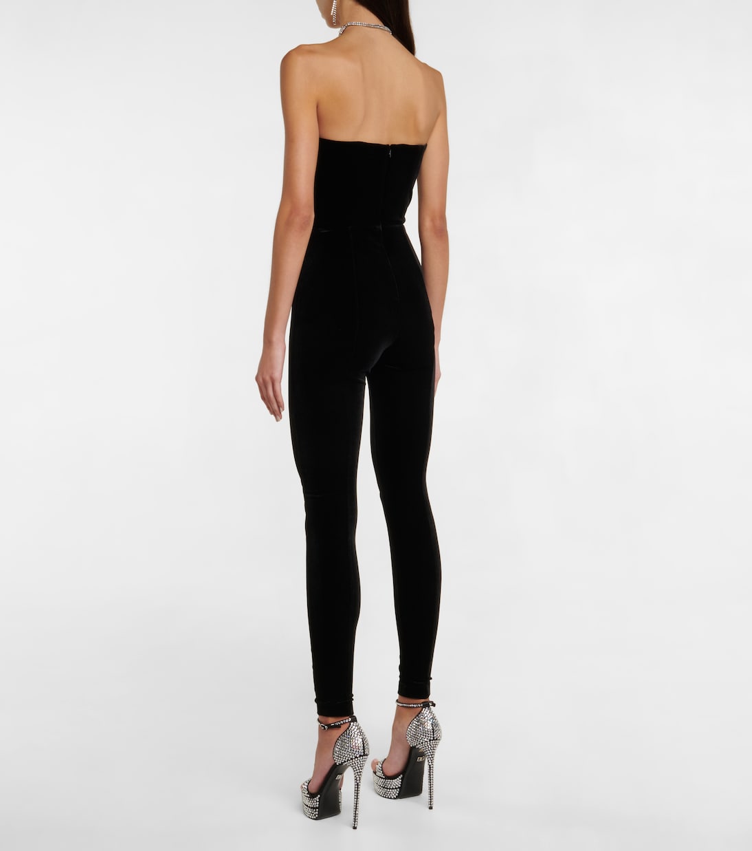 Velvet jumpsuit | Alex Perry
