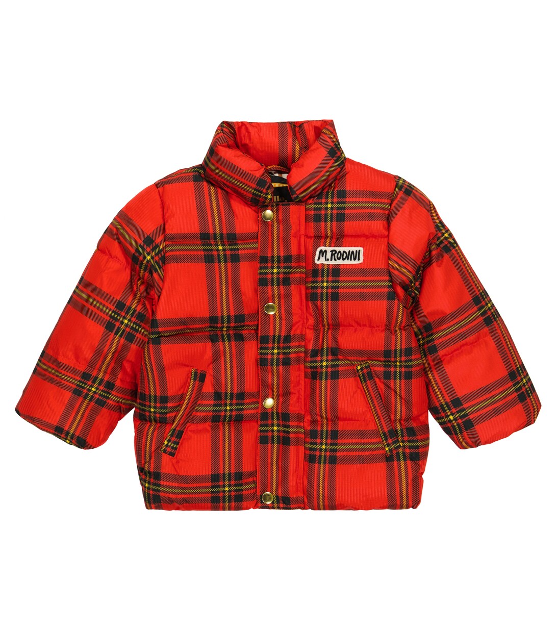 Checked puffer jacket | Mini Rodini