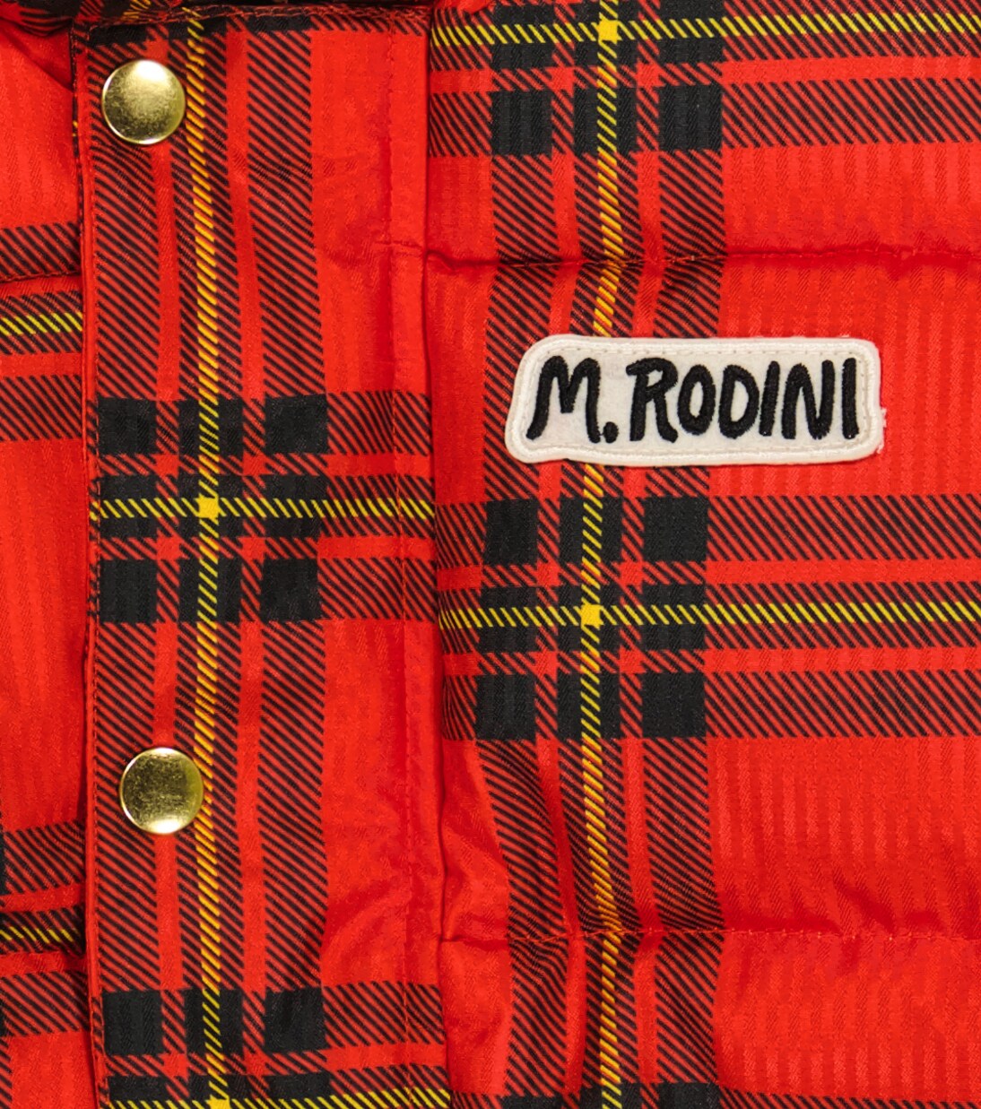 Checked puffer jacket | Mini Rodini