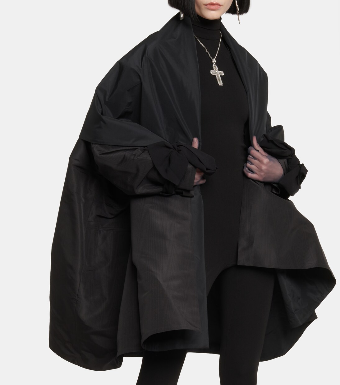 X Kim Mantel aus Taft | Dolce&Gabbana