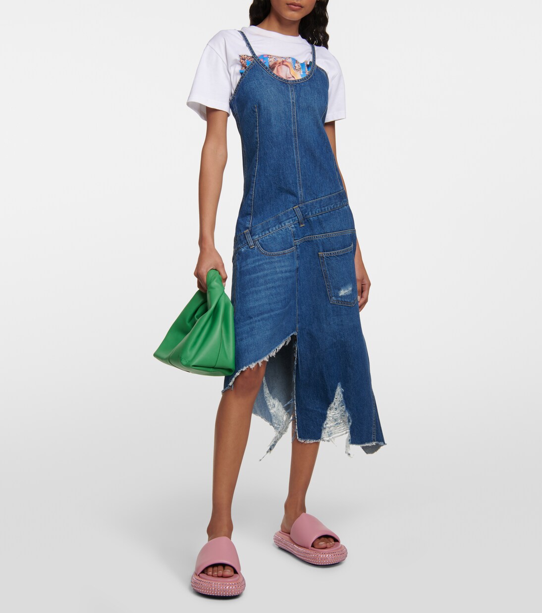 Embellished leather platform sandals | JW Anderson