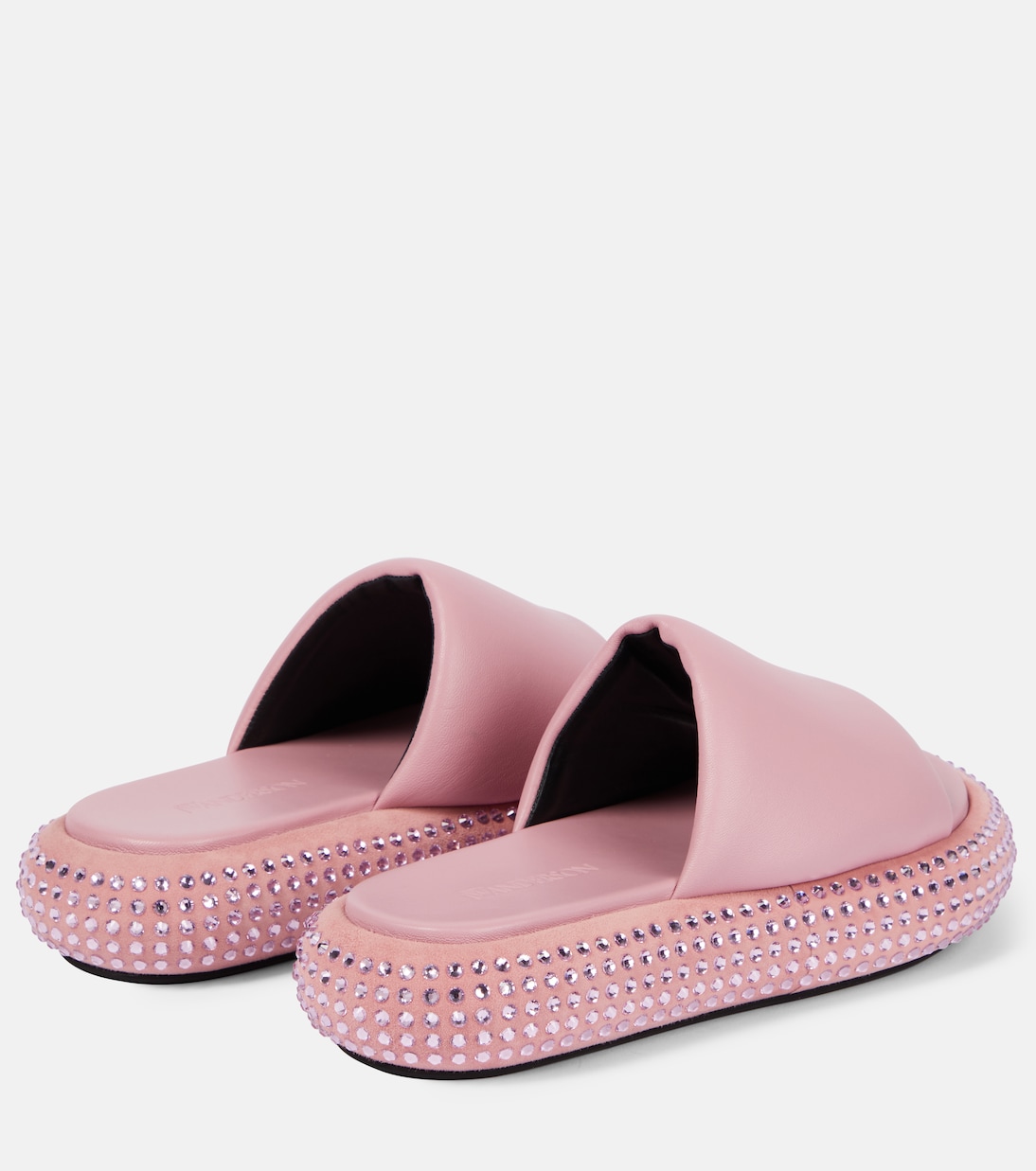 Embellished leather platform sandals | JW Anderson