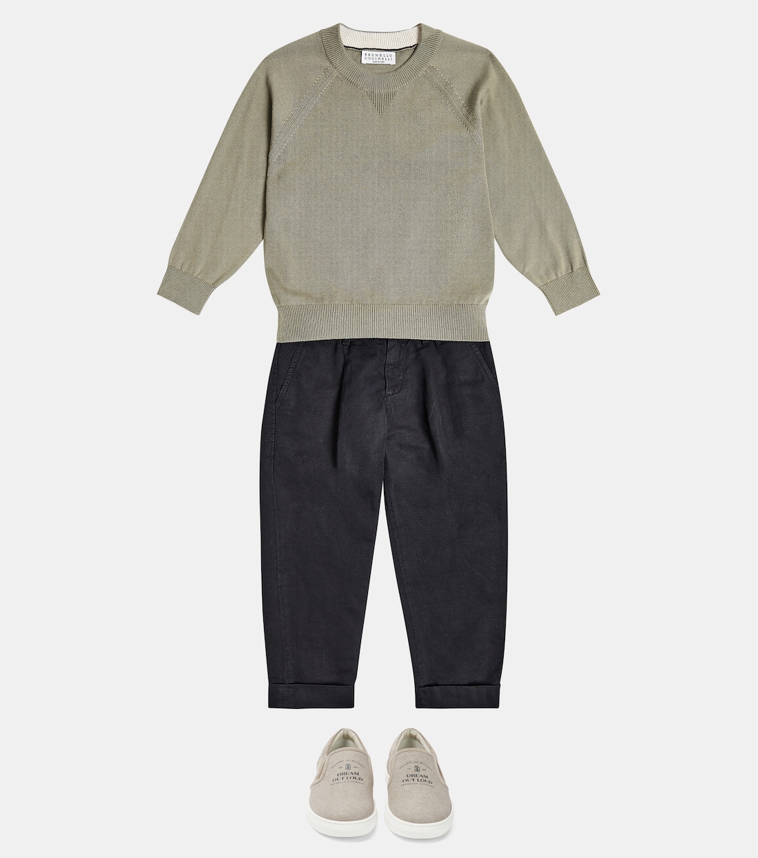 Pullover aus Baumwolle | Brunello Cucinelli Kids