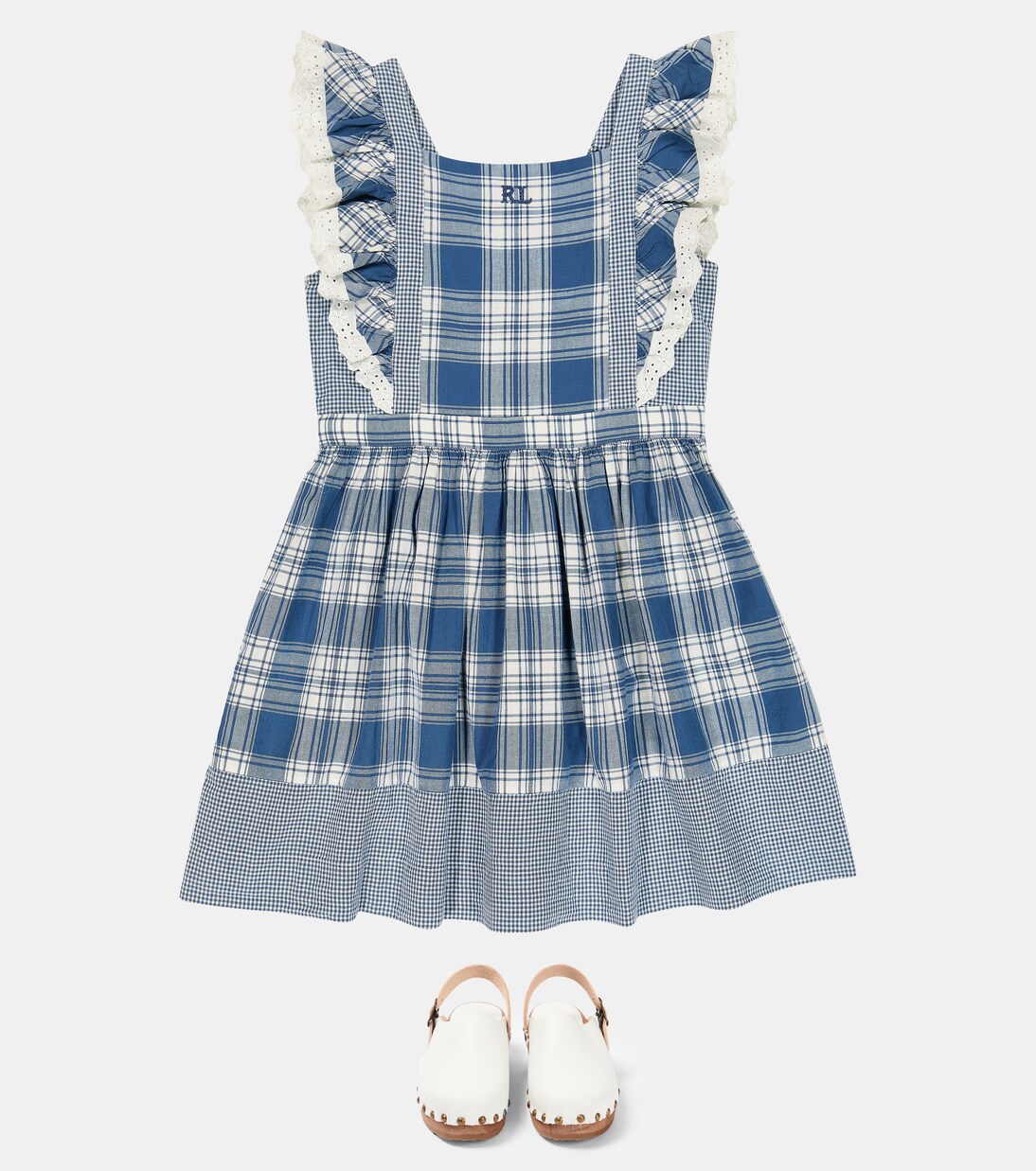 Checked cotton dress | Polo Ralph Lauren Kids