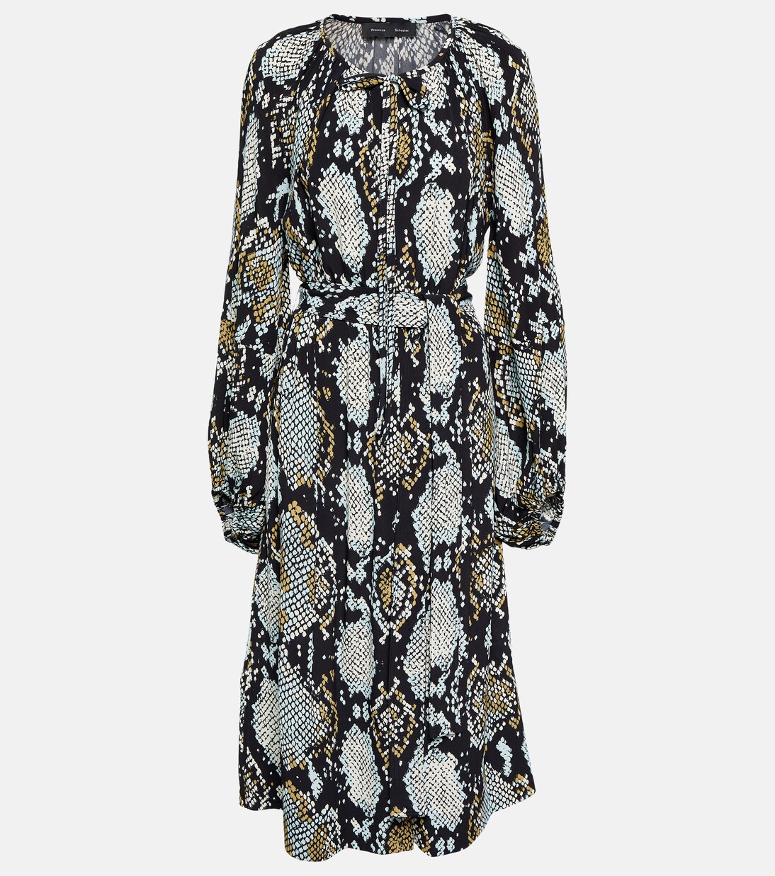 Bedrucktes Midikleid aus Jersey | Proenza Schouler