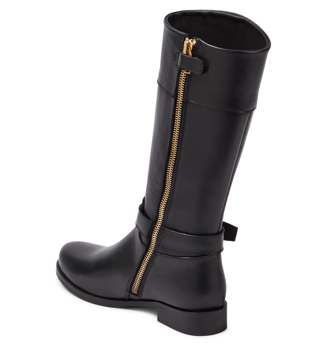 Logo leather boots | Balmain Kids