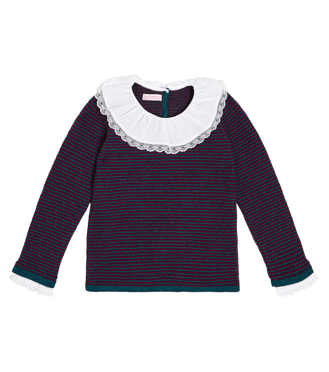 Savannah striped wool-blend sweater | La Coqueta