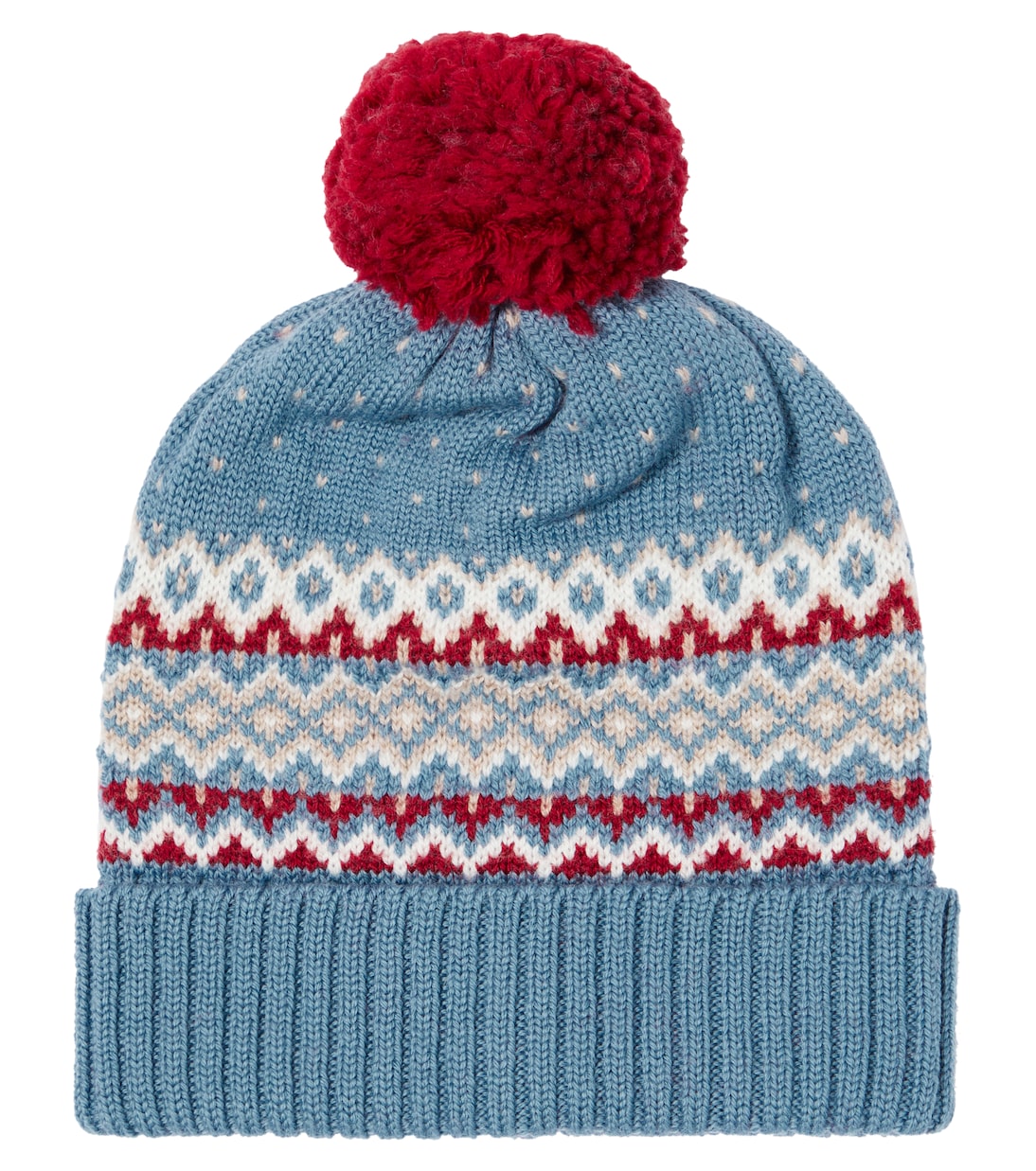 Bonnet motif Fair Isle en laine intarsia | La Coqueta