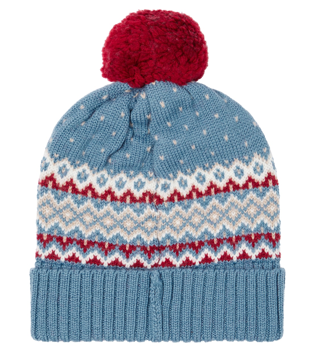 Bonnet motif Fair Isle en laine intarsia | La Coqueta