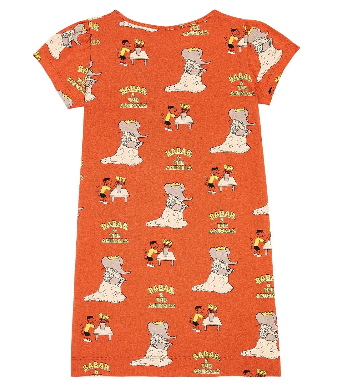 Flamingo cotton jersey dress | The Animals Observatory