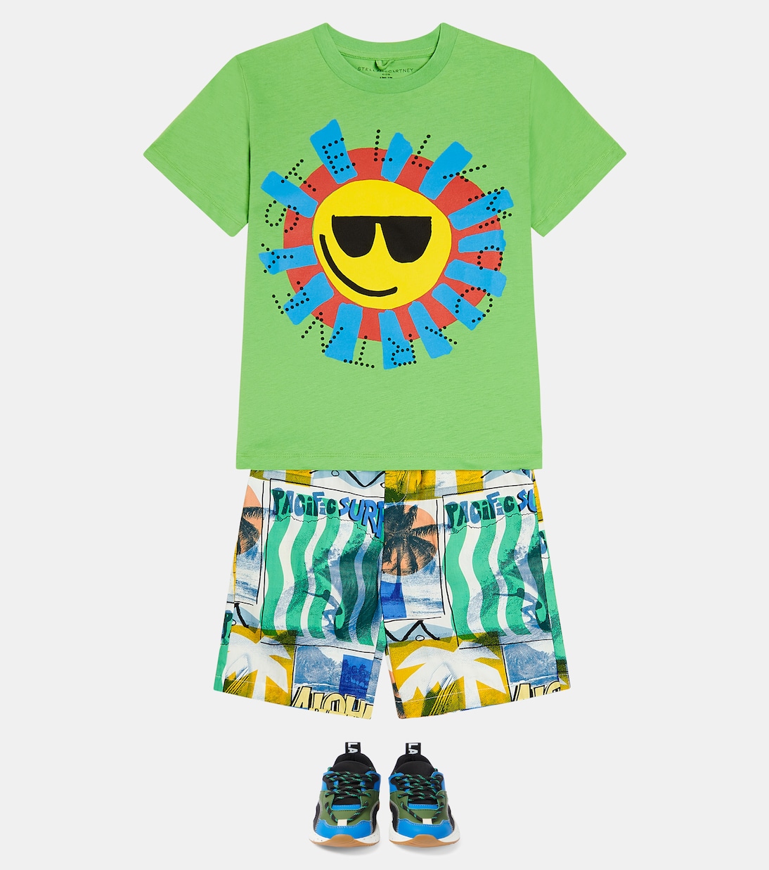 Printed cotton shorts | Stella McCartney Kids