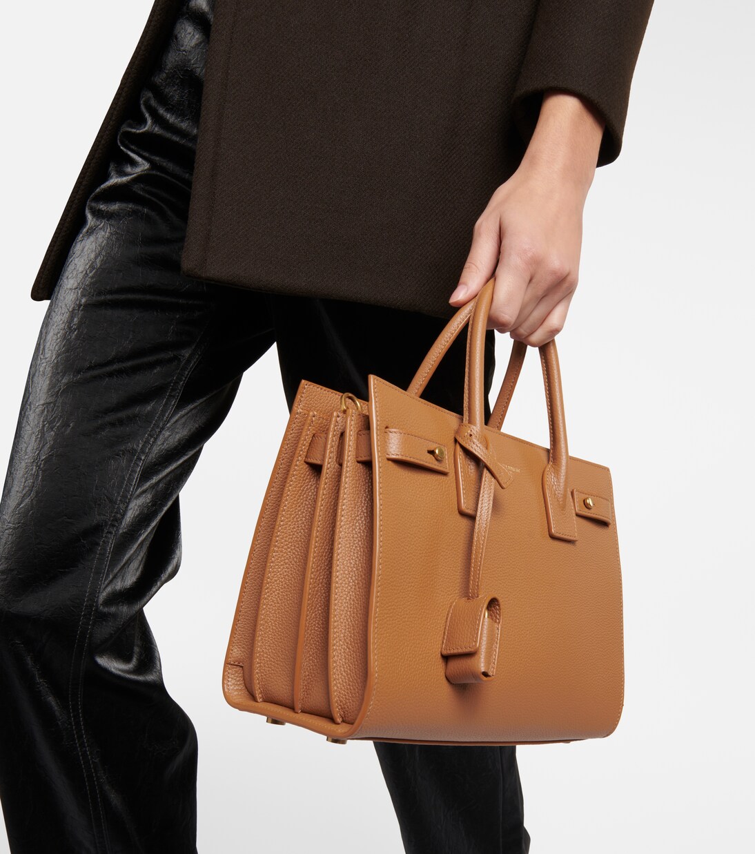Tote Bag Sac De Jour Baby aus Leder | Saint Laurent
