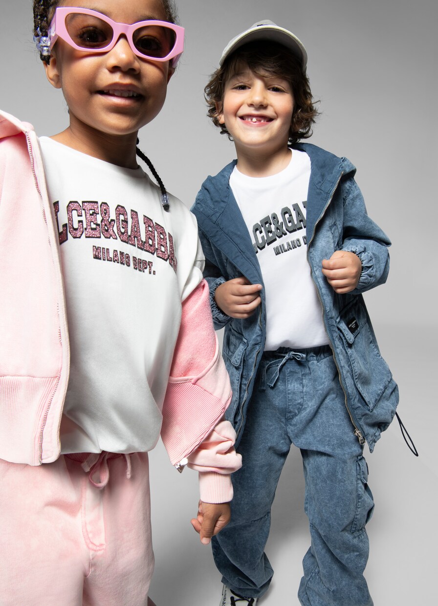 Jogginghose aus Baumwoll-Jersey | Dolce&Gabbana Kids