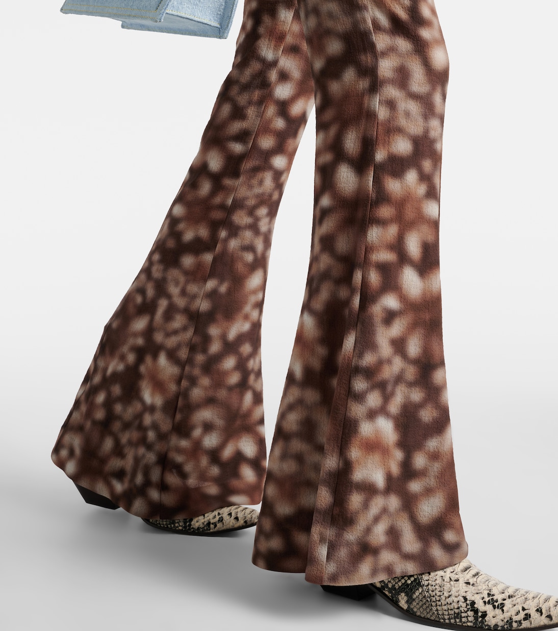 Pantalon évasé Pippen à fleurs | Acne Studios
