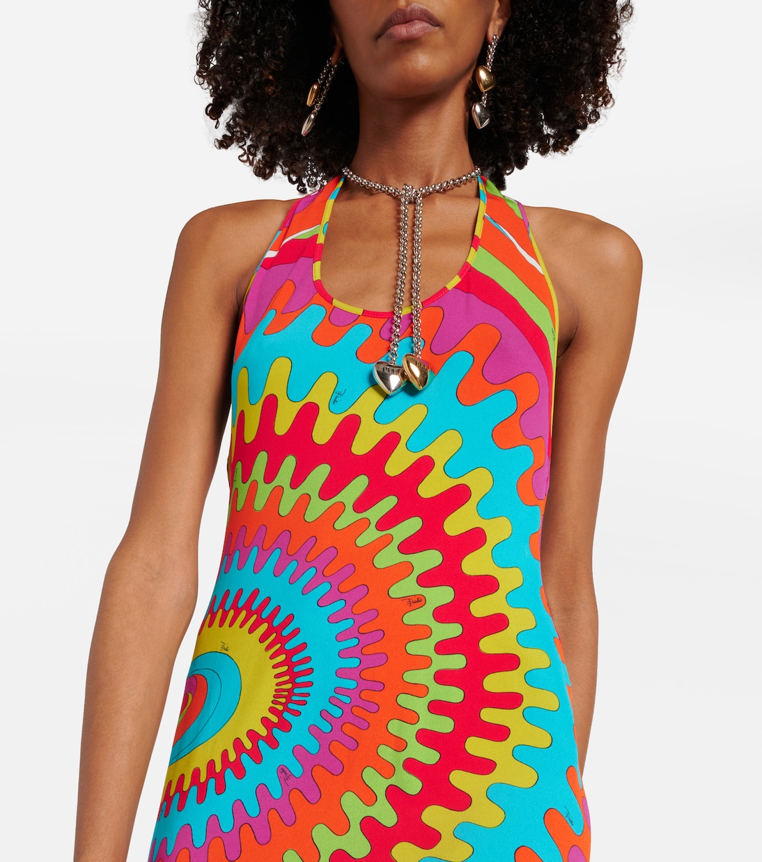 Maxikleid Bersaglio aus Jersey | Pucci