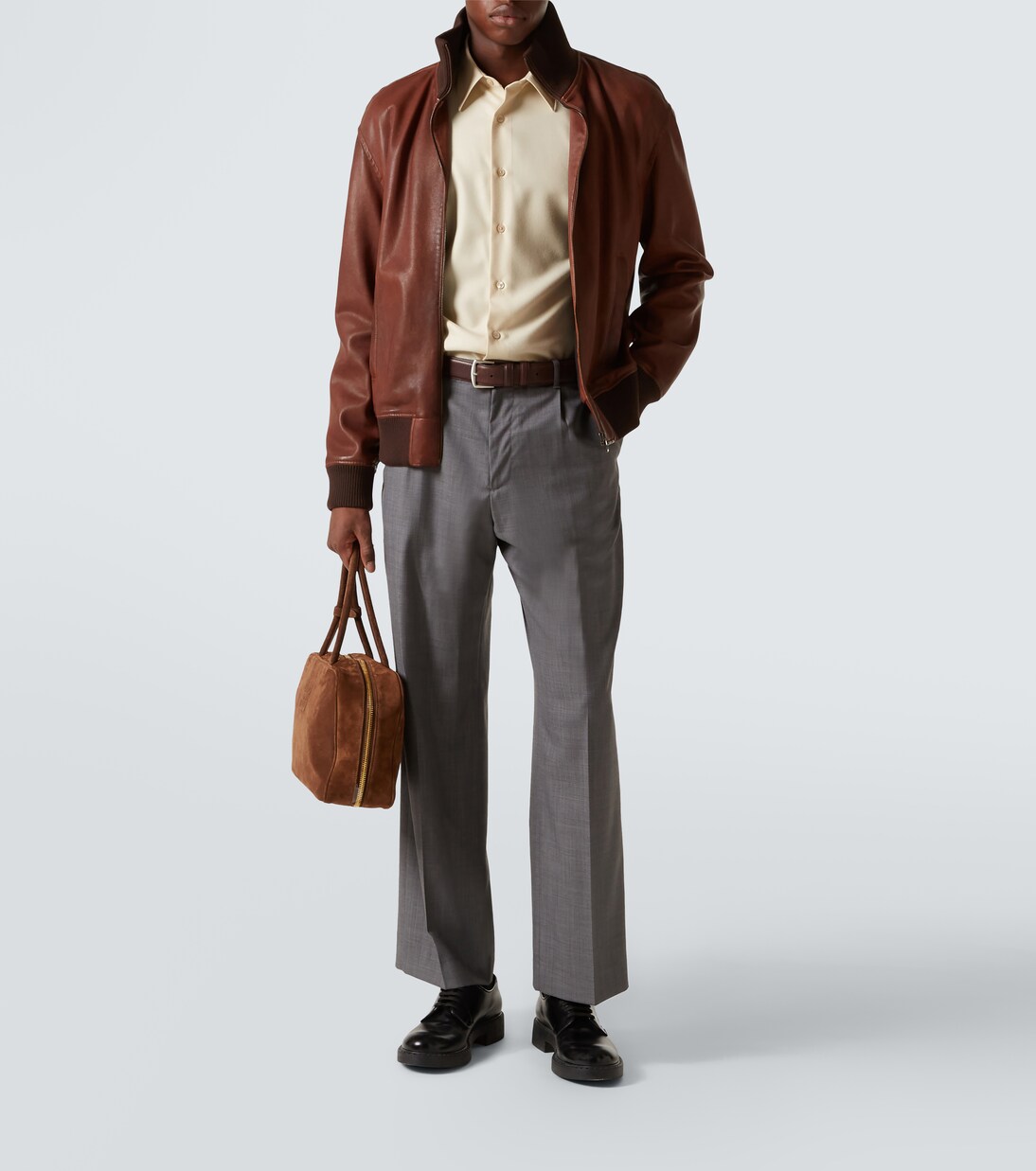 Logo suede tote bag | Miu Miu