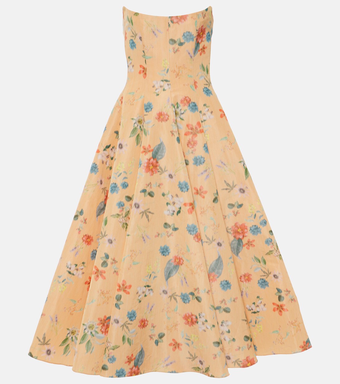 Robe midi Rousseau à fleurs | Markarian