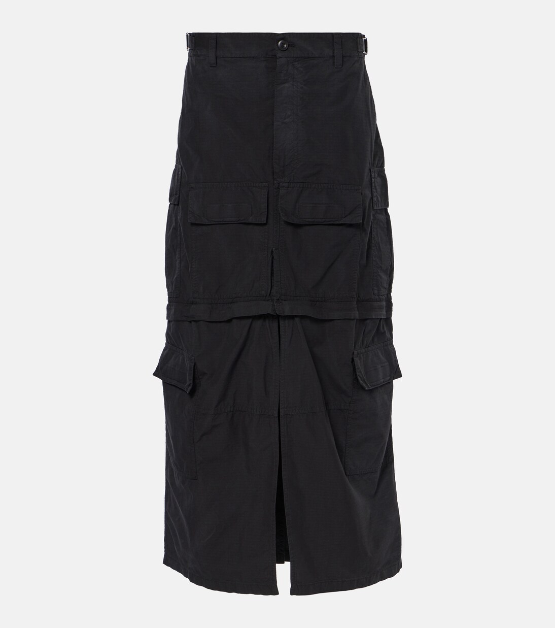 Cotton-blend ripstop cargo skirt | Balenciaga