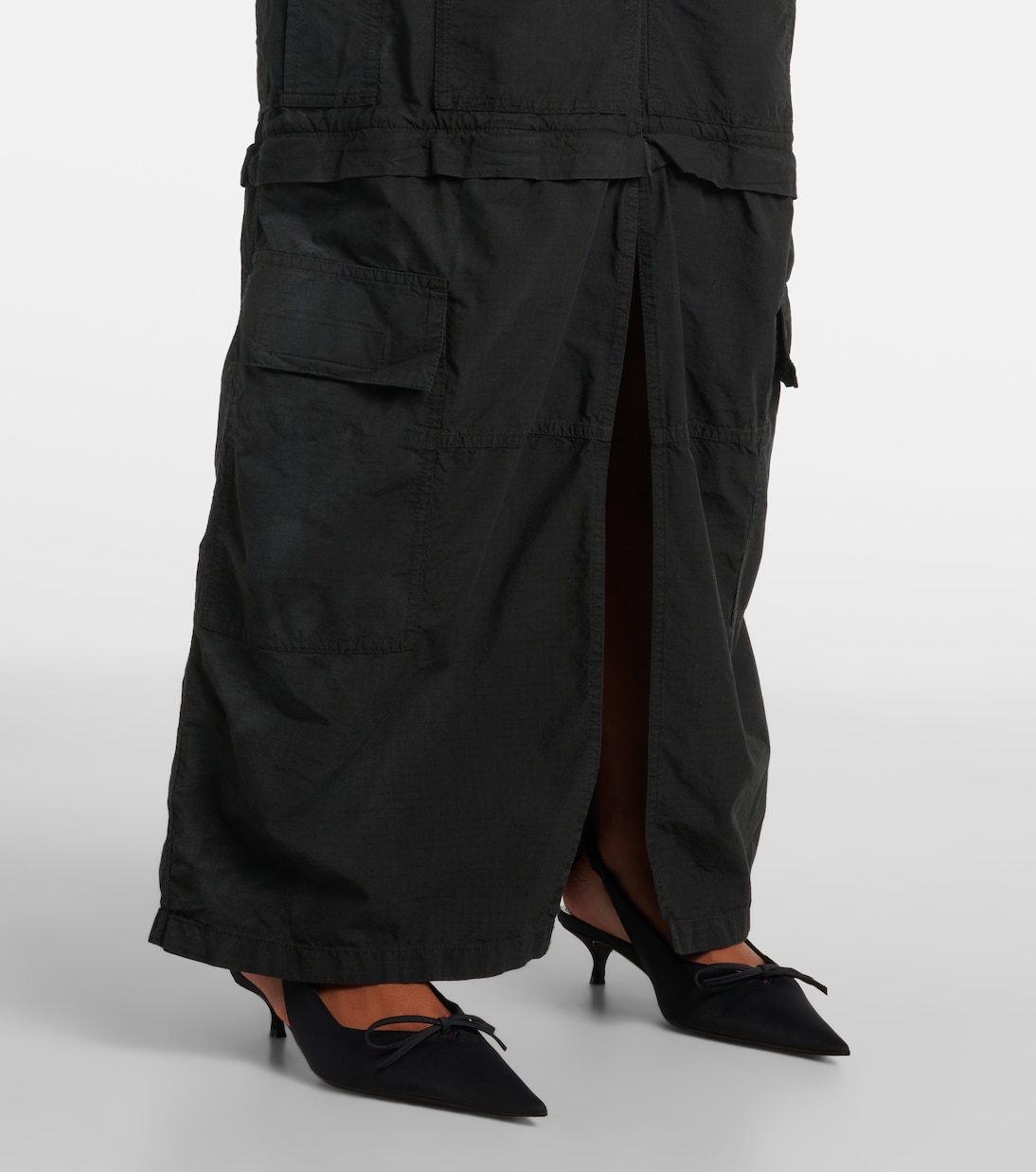 Cotton-blend ripstop cargo skirt | Balenciaga