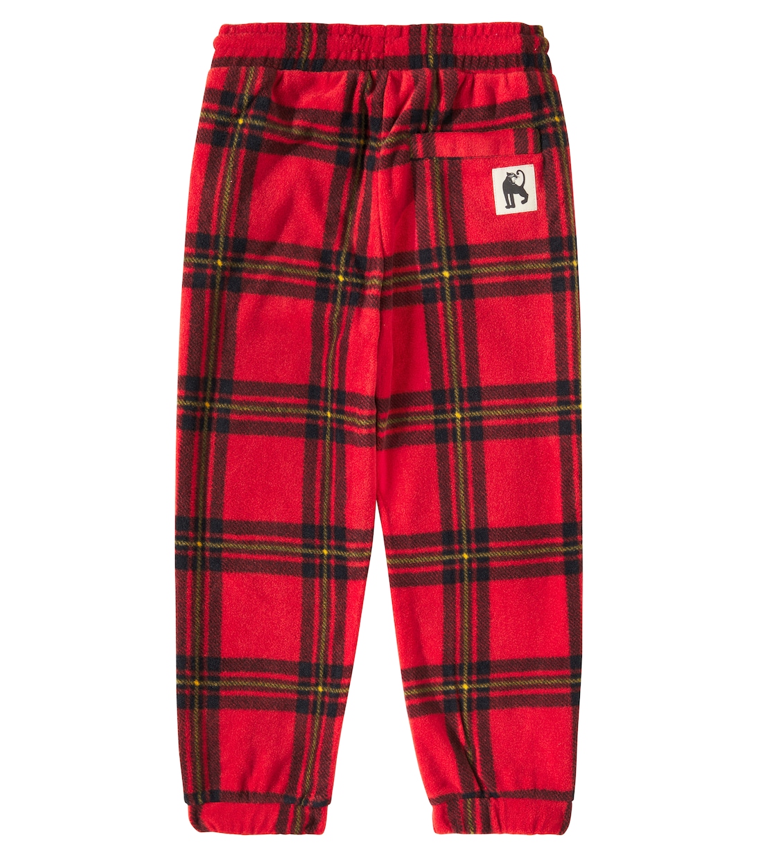 Checked fleece sweatpants | Mini Rodini