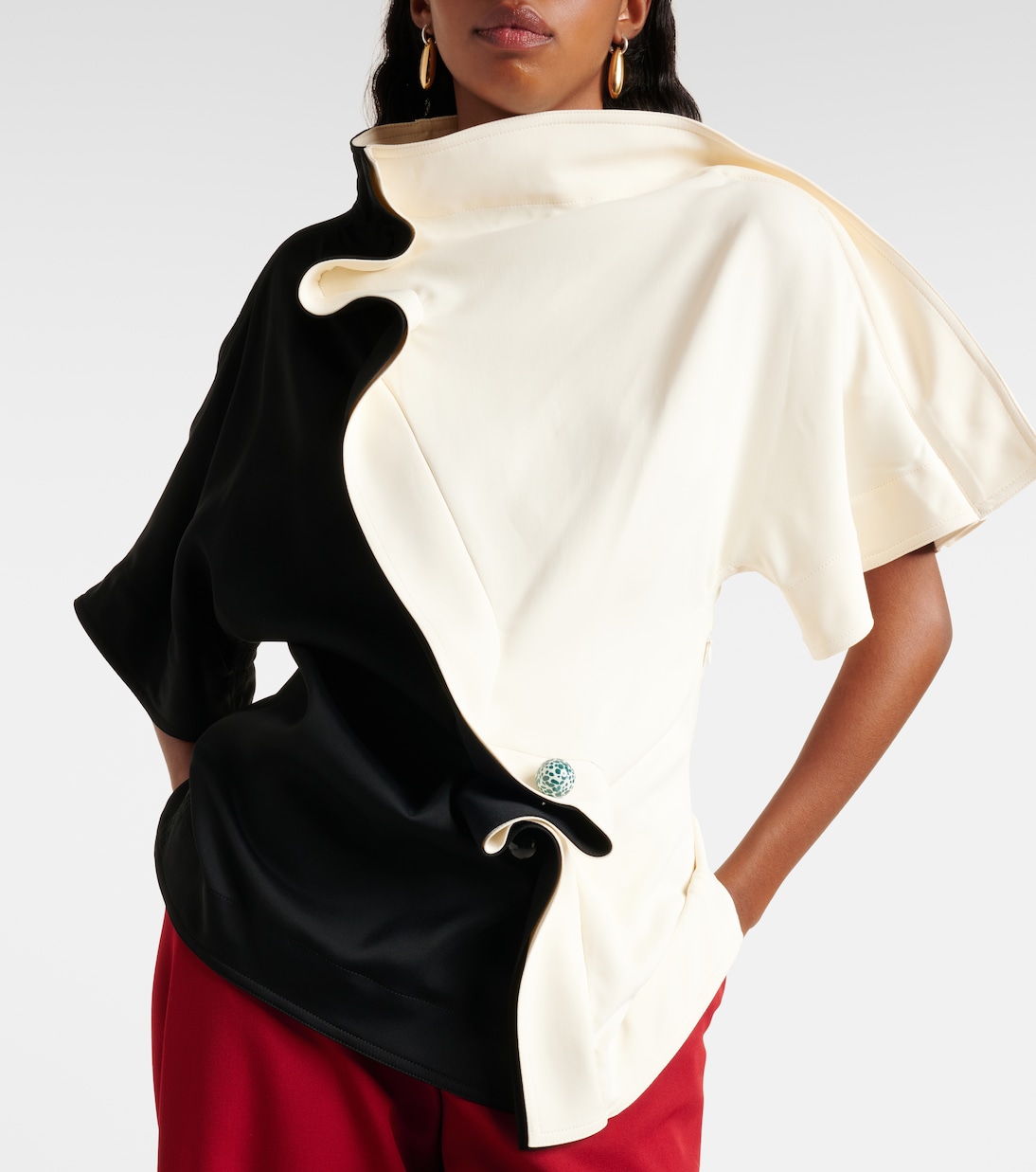 Flowing embellished top | Bottega Veneta