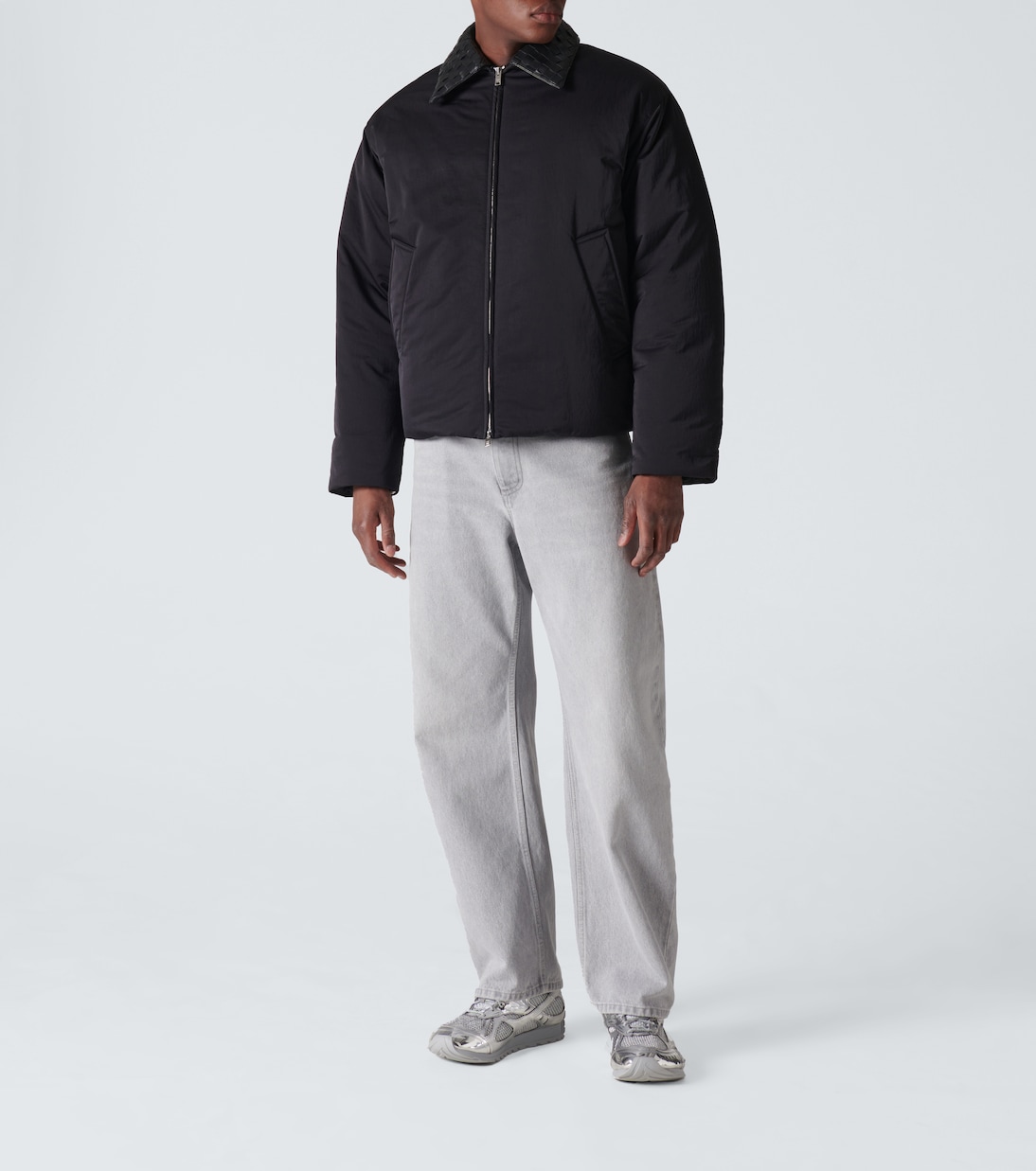 Orbit metallic-effect sneakers | Bottega Veneta