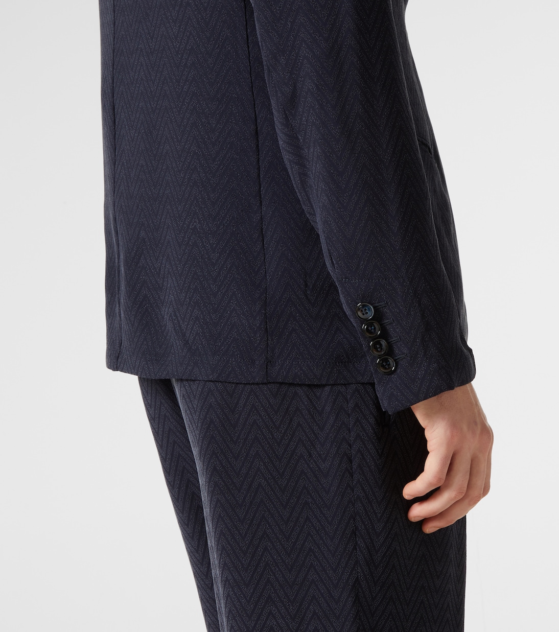 Chevron jacquard blazer | Giorgio Armani