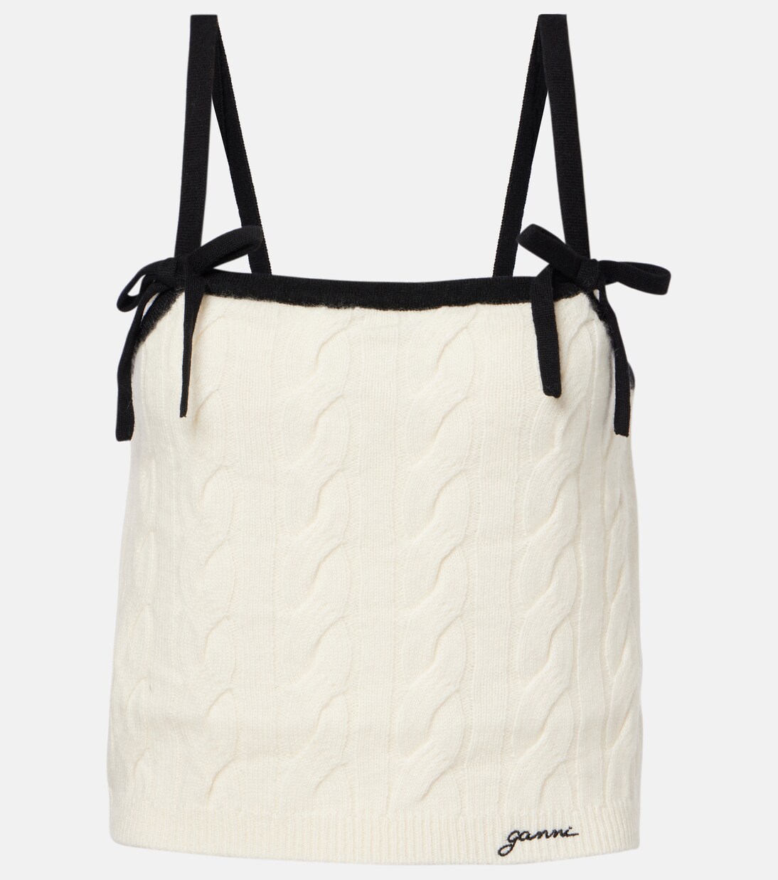 Top en laine et cachemire | Ganni