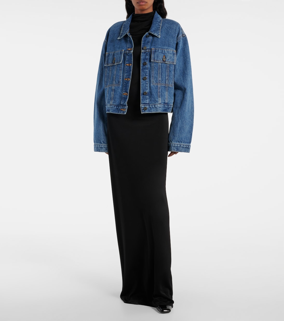 Saunder denim jacket | Khaite