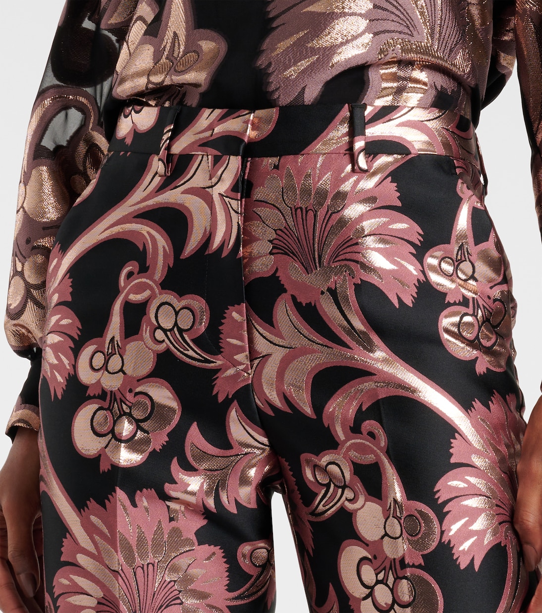 Floral jacquard suit pants | Etro
