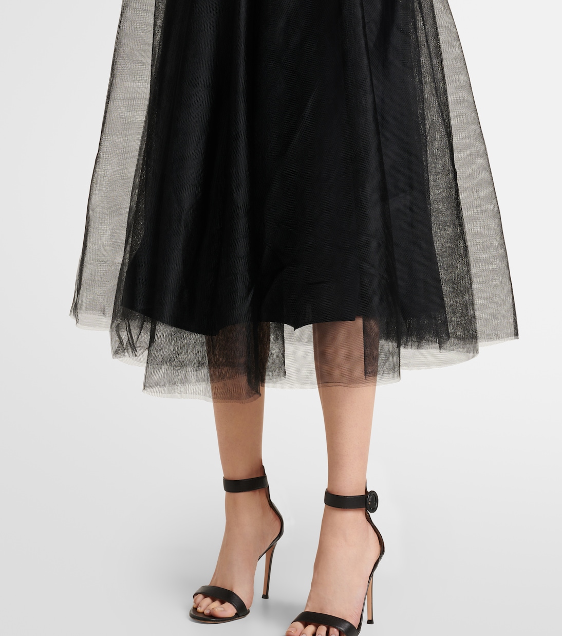 فستان ميدي ستايل كورسيه من التول | Zimmermann