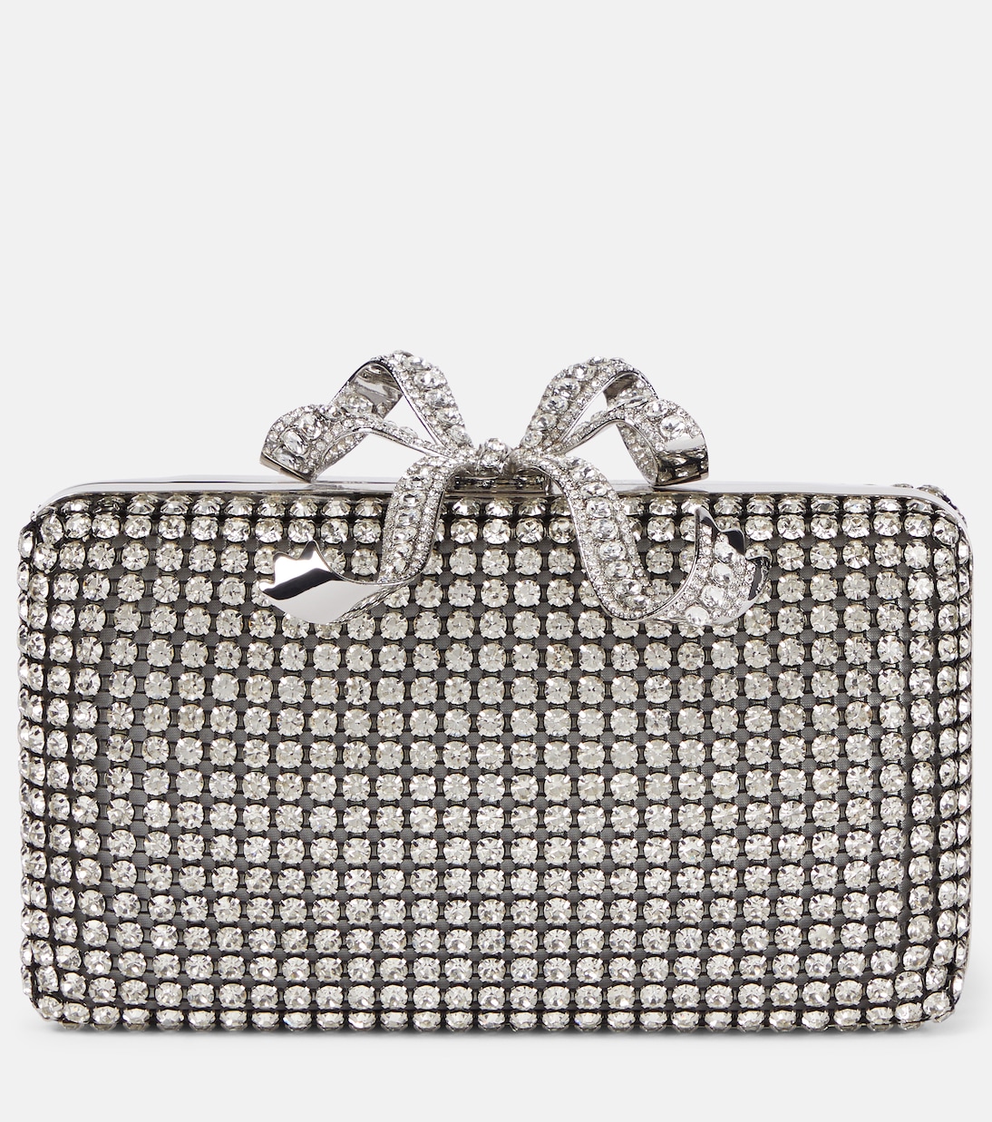Clutch Bow Small mit Kristallen | Self-Portrait