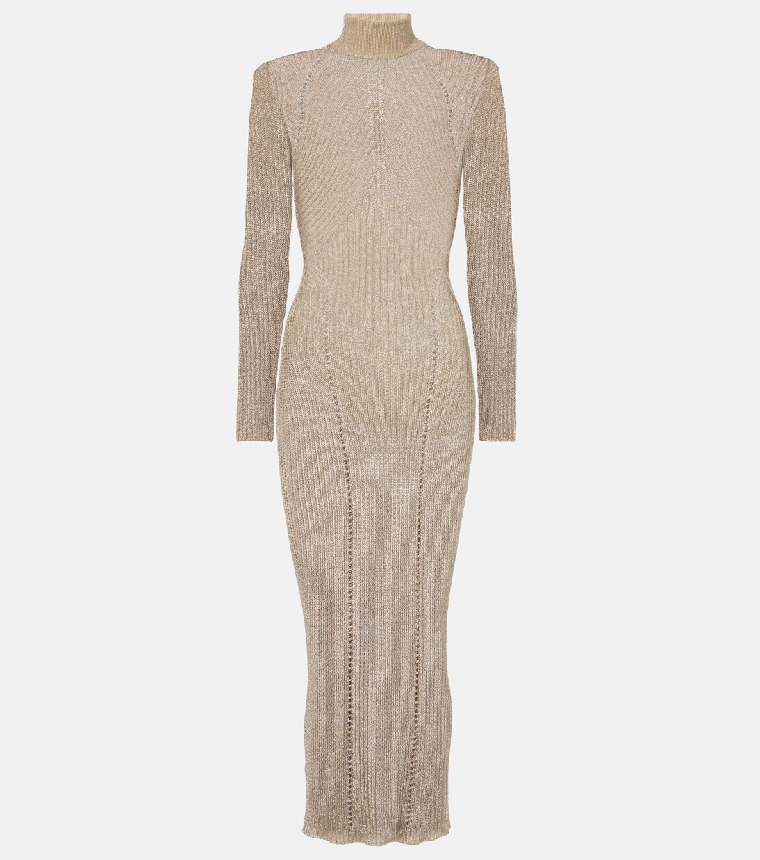 Robe longue en lamé | Self-Portrait