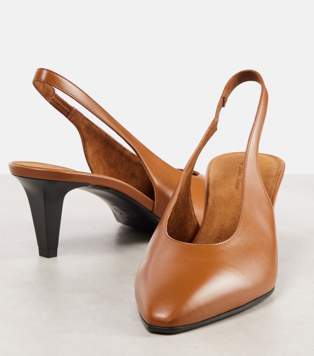 Rebecca leather slingback pumps | Loro Piana
