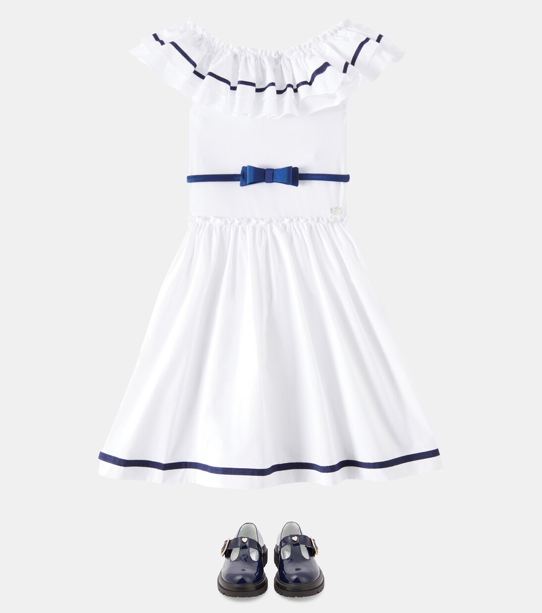 Ruffled dress | Monnalisa