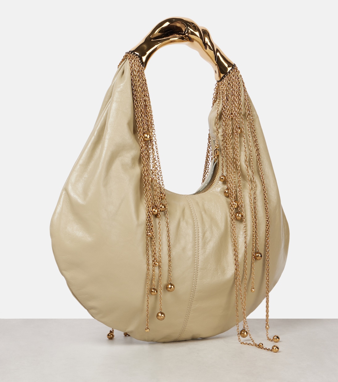 Schultertasche Twisted Shell aus Leder | Chloé