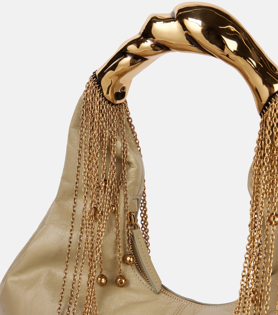 Schultertasche Twisted Shell aus Leder | Chloé