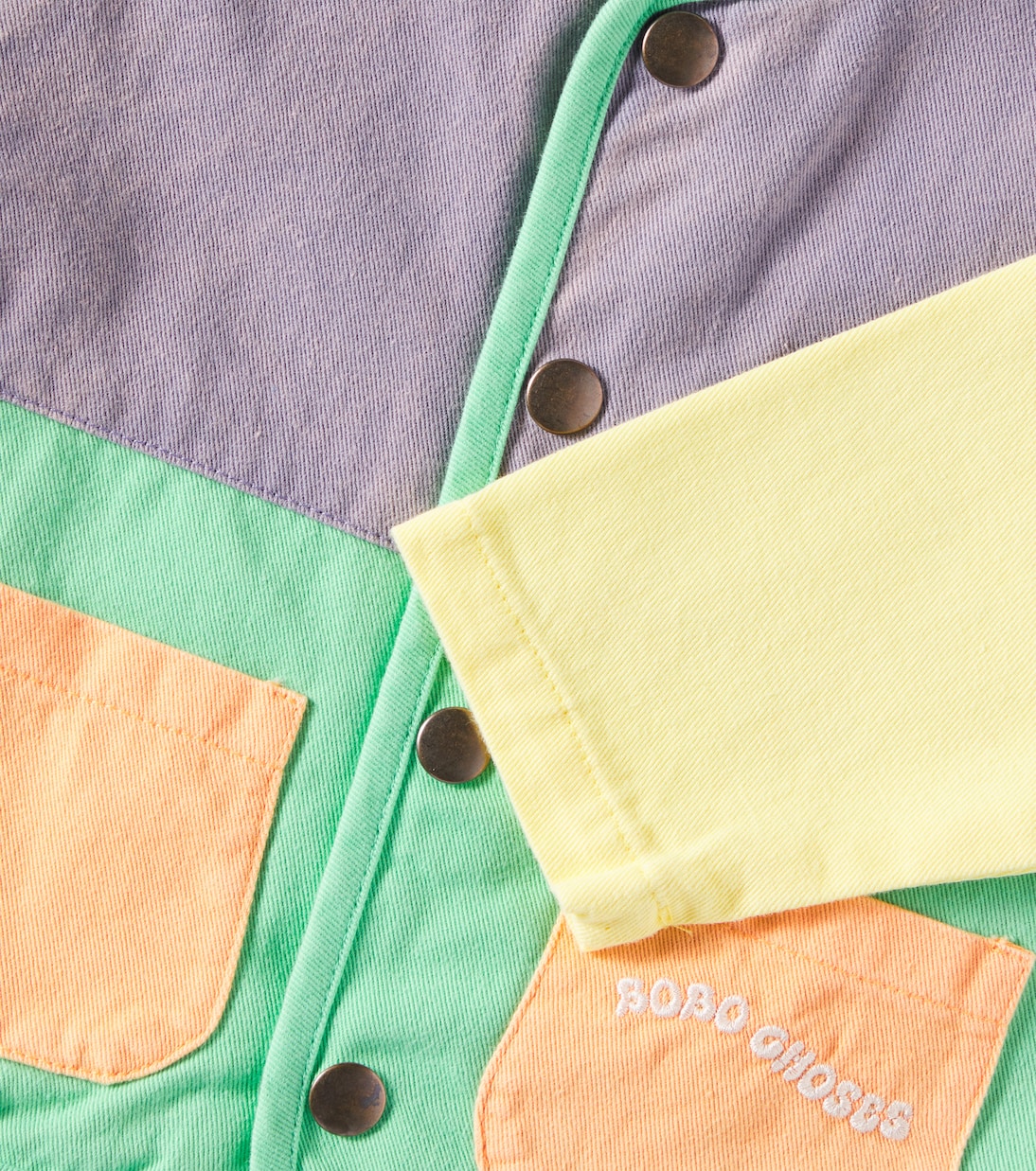 Baby colorblock cotton jacket | Bobo Choses