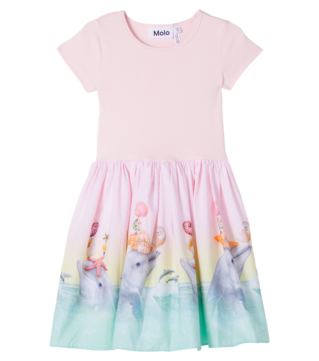 Cissa printed cotton-blend dress | Molo