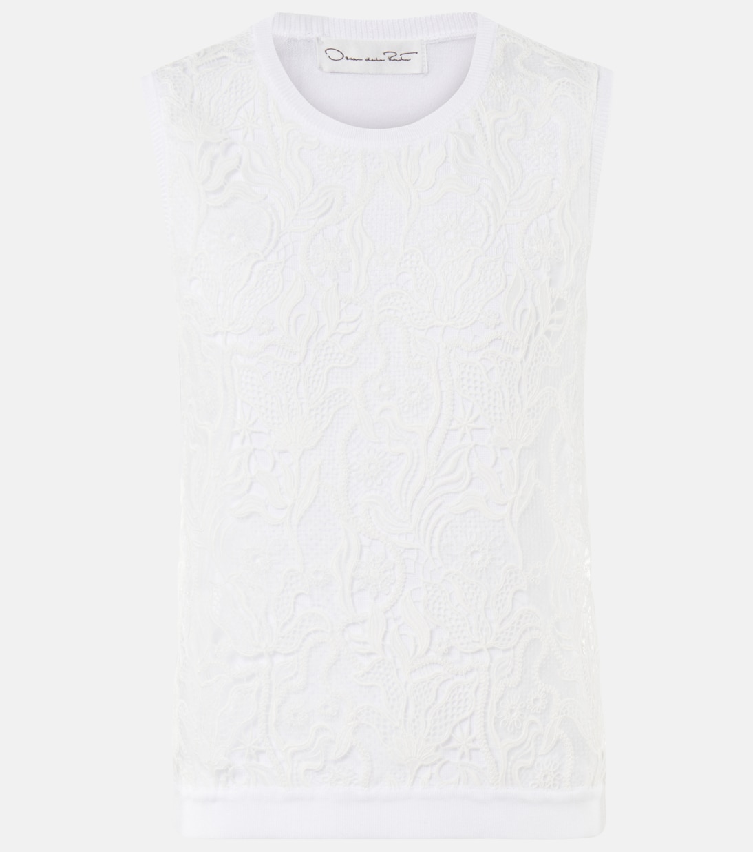Top mit Guipure-Spitze | Oscar de la Renta