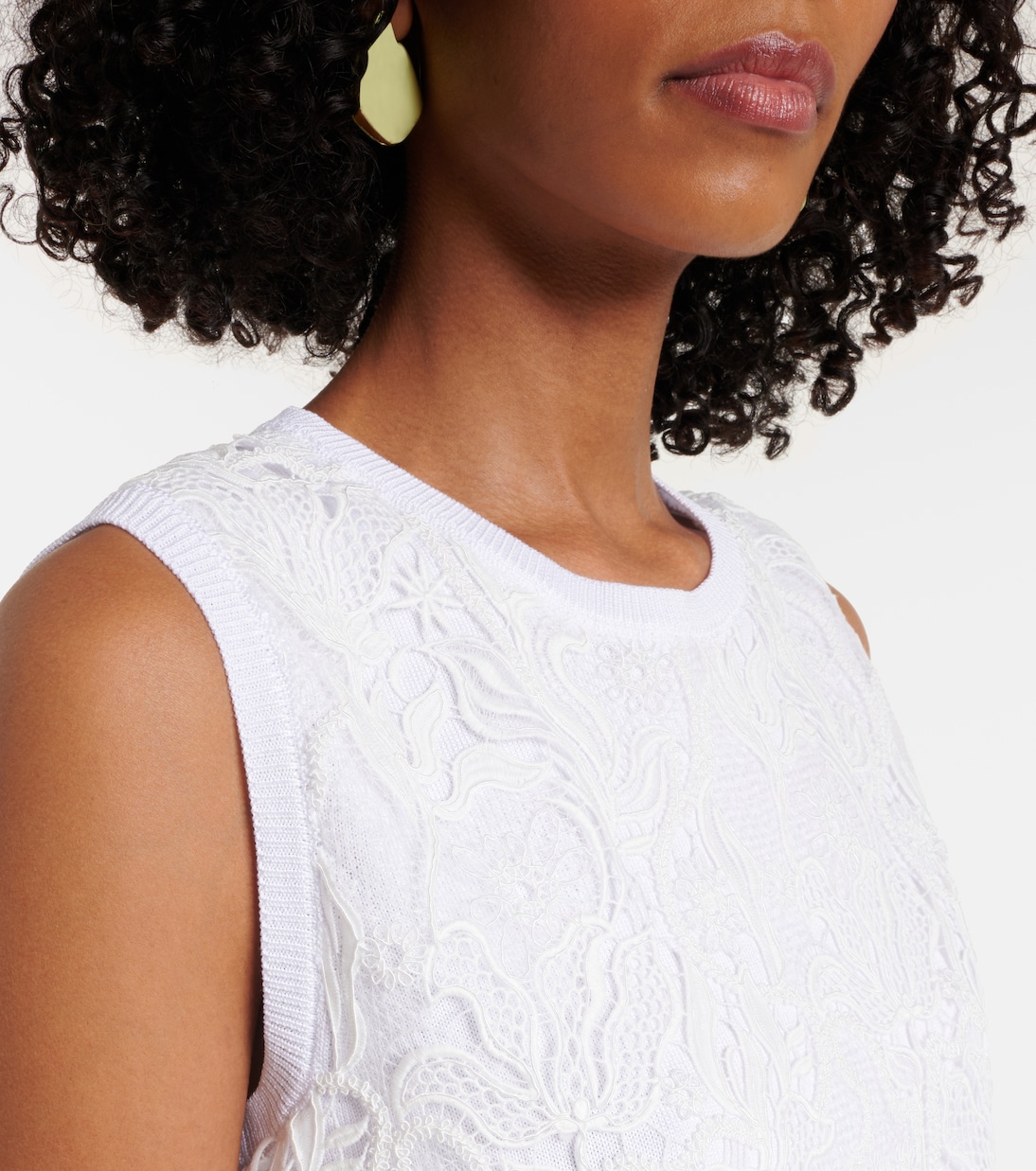 Top mit Guipure-Spitze | Oscar de la Renta